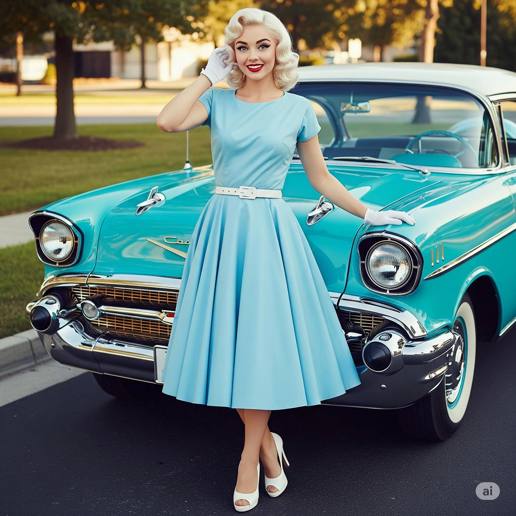 Women & their cars over decades (1920’s-2020’s) part 2 picture 6 of 11