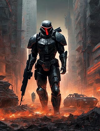 Patrol under fire'