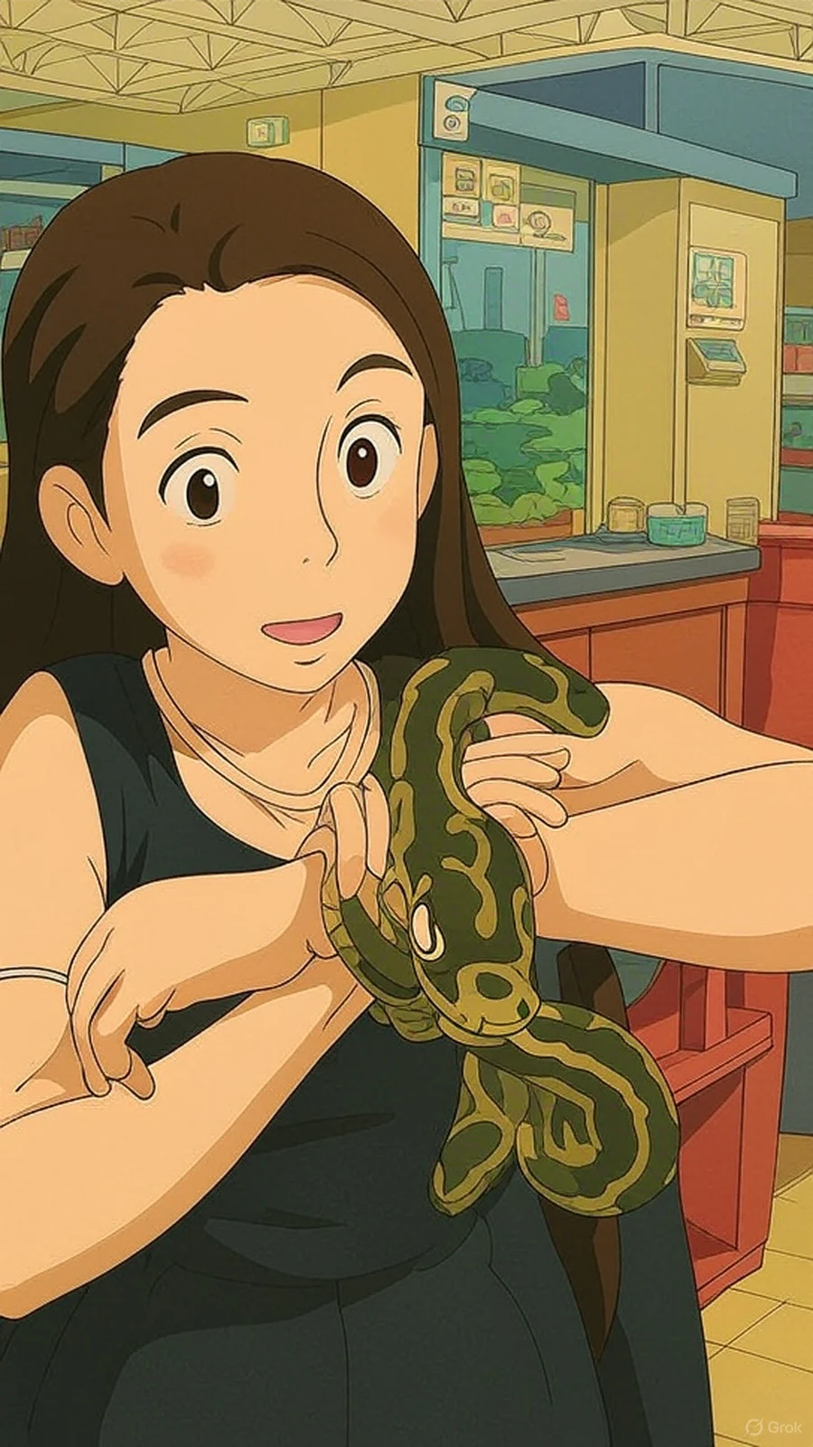 Snake handler girlfriend picture 1 of 2