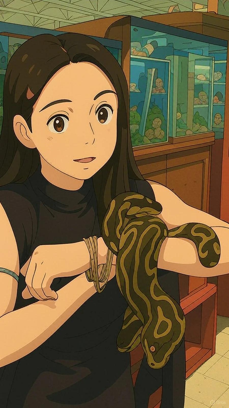 Snake handler girlfriend picture 2 of 2