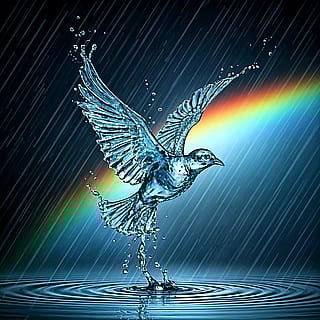 Water Splash is a Bird'