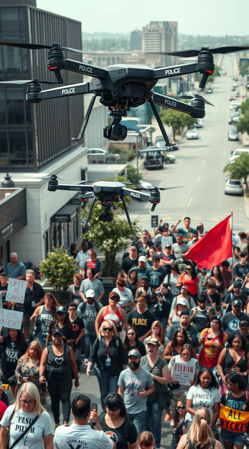 Protest Under Surveillance: Drones in the sprawl picture 1 of 1