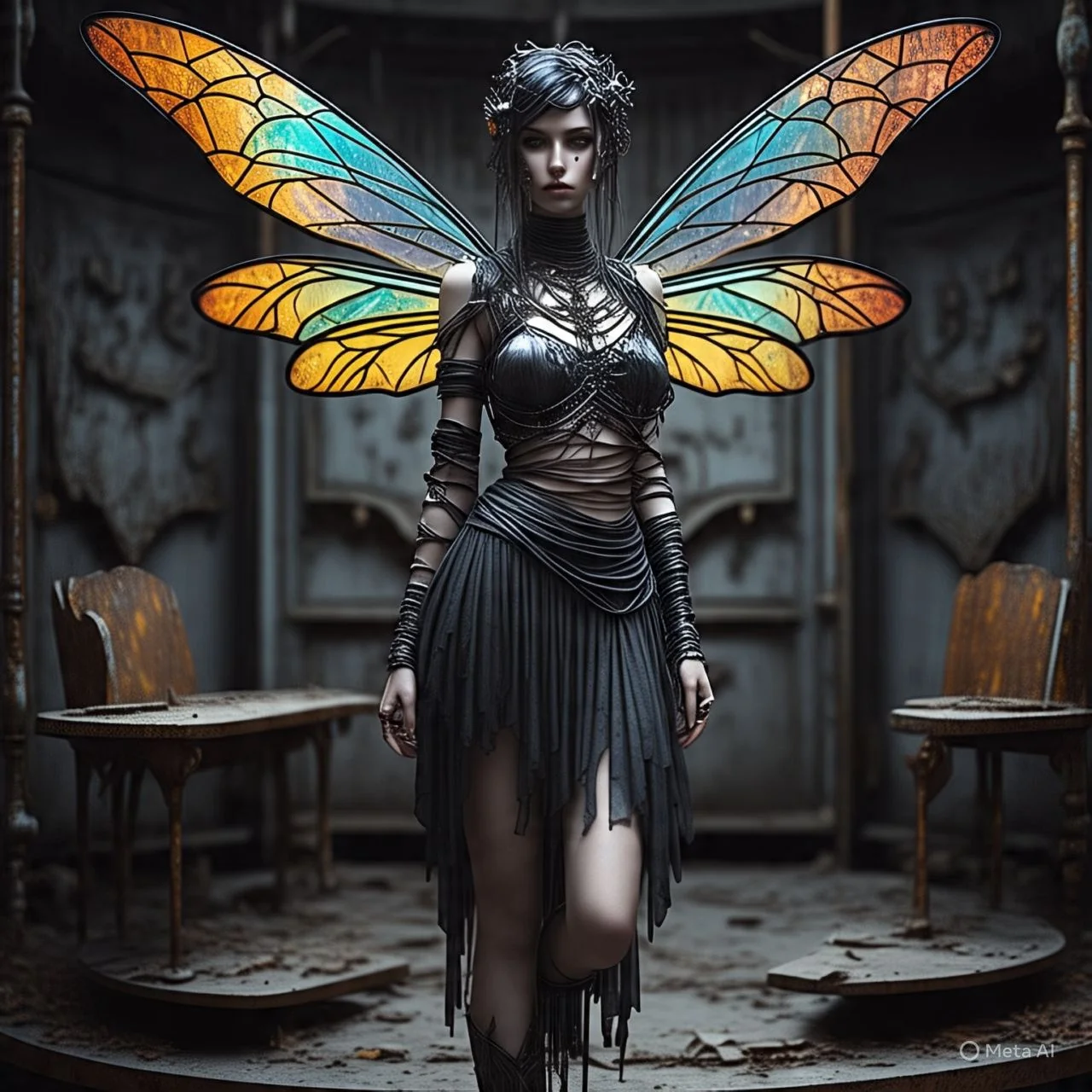 Stained glass wings picture 2 of 5