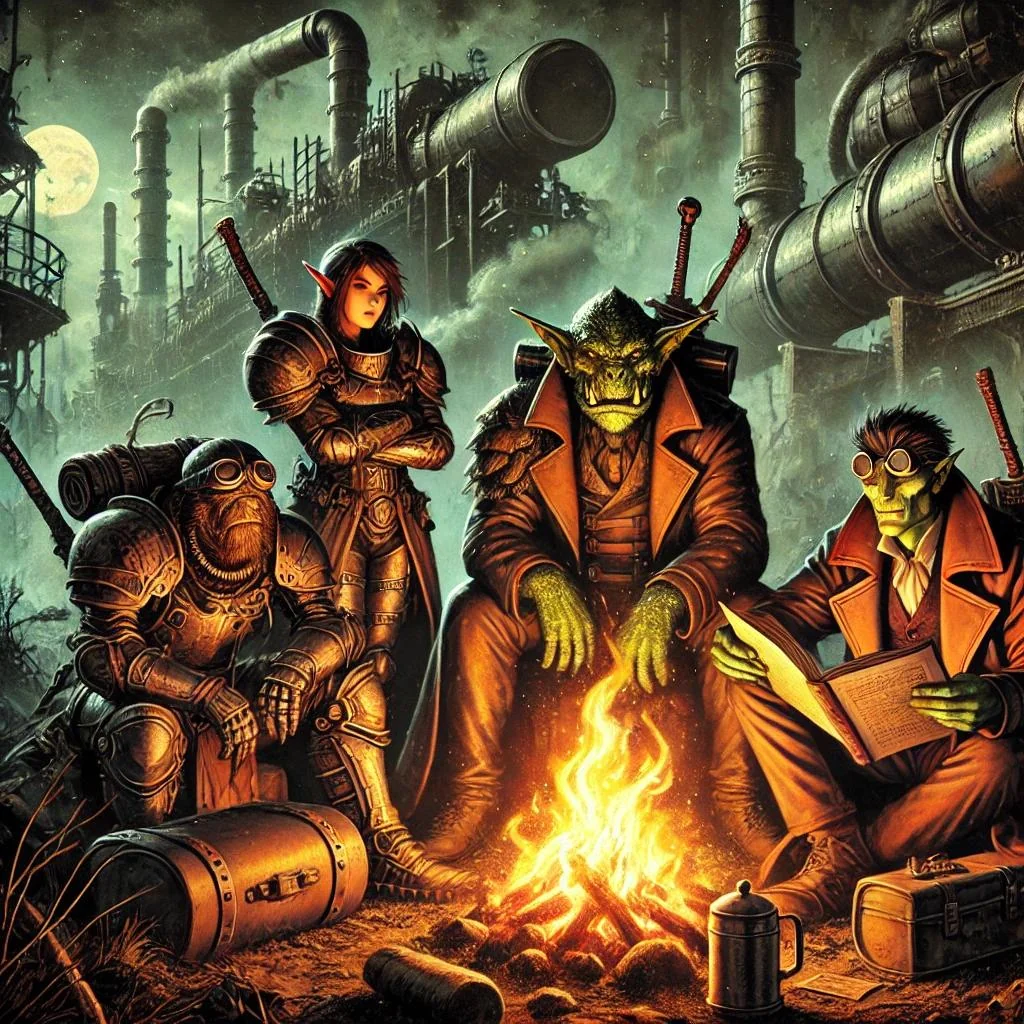 Companions camp by the fire (different styles/schools) picture 12 of 20
