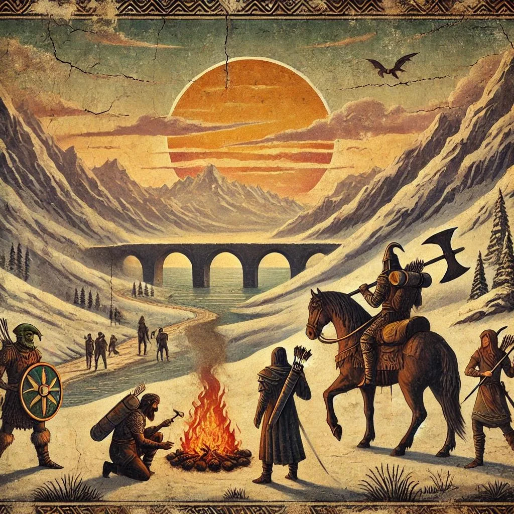 Companions camp by the fire (different styles/schools) picture 20 of 20