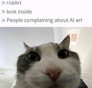 I don't know why people are surprised about finding AI art in a subreddit literally named aiArt'