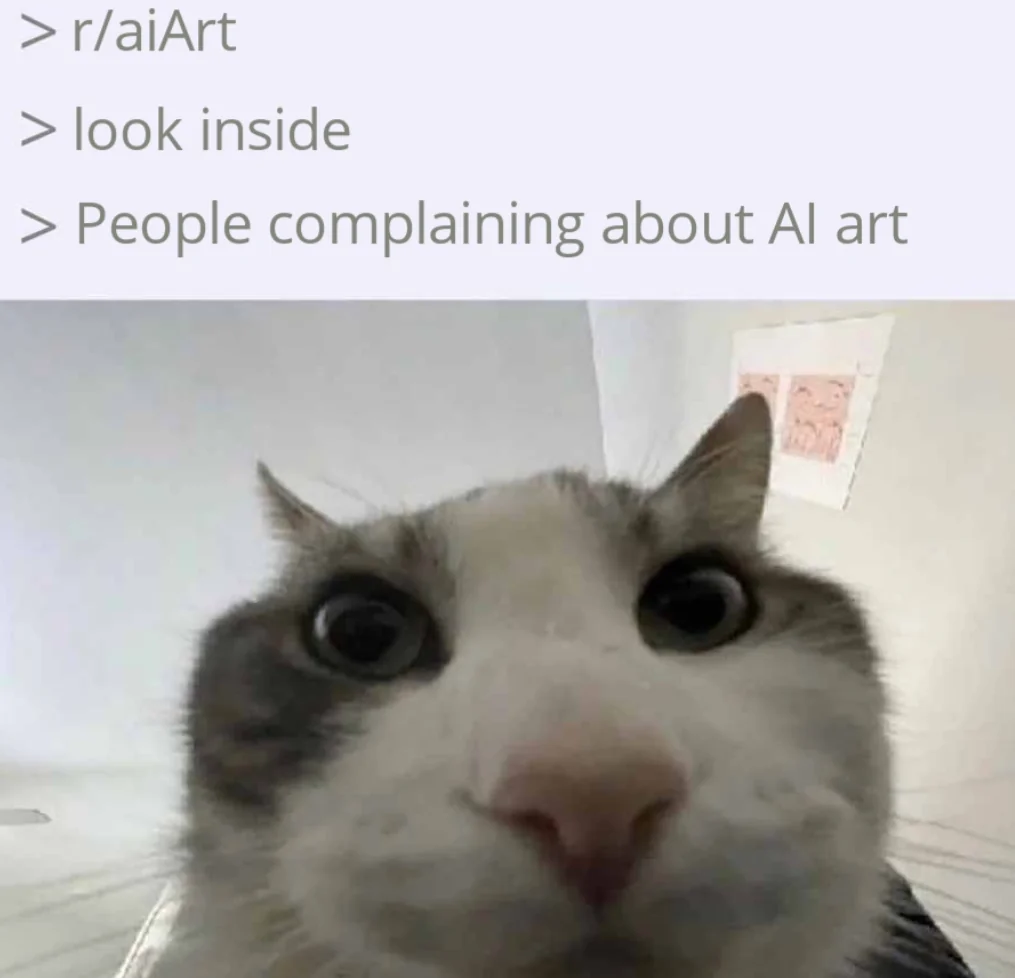 I don't know why people are surprised about finding AI art in a subreddit literally named aiArt picture 1 of 1