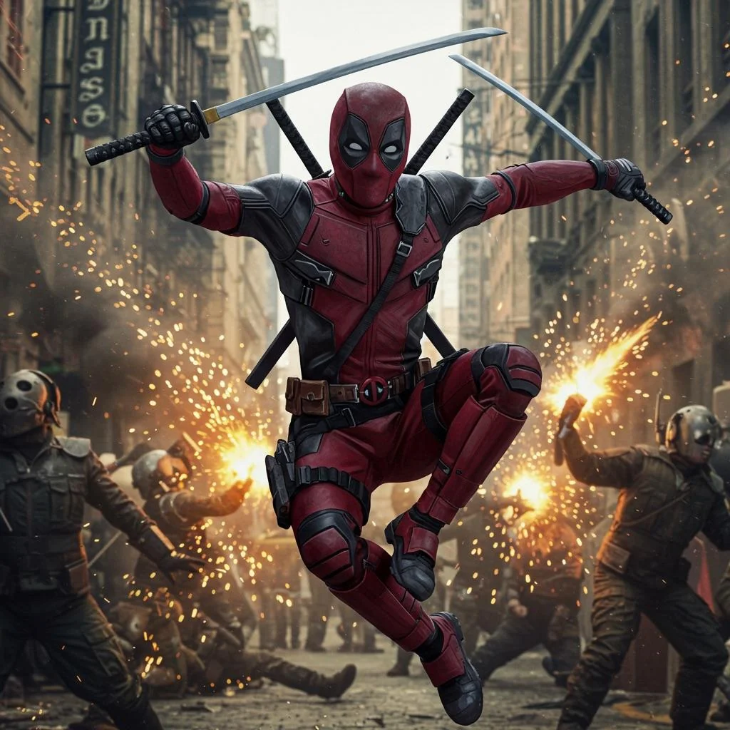 Deadpool in action picture 1 of 2