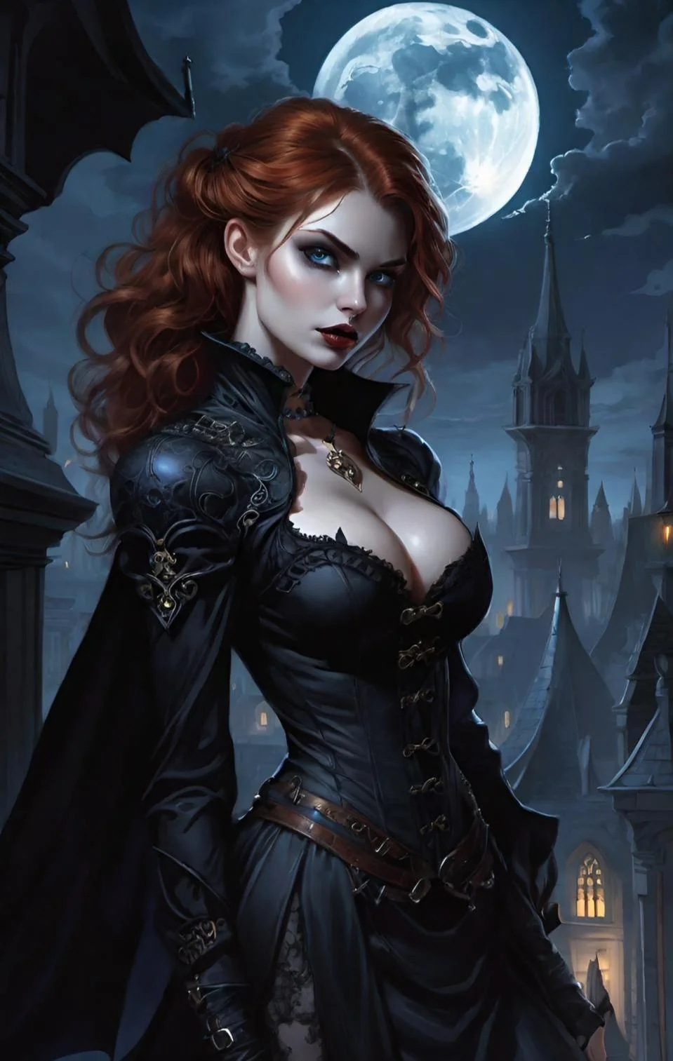 Night girl with corset picture 10 of 20