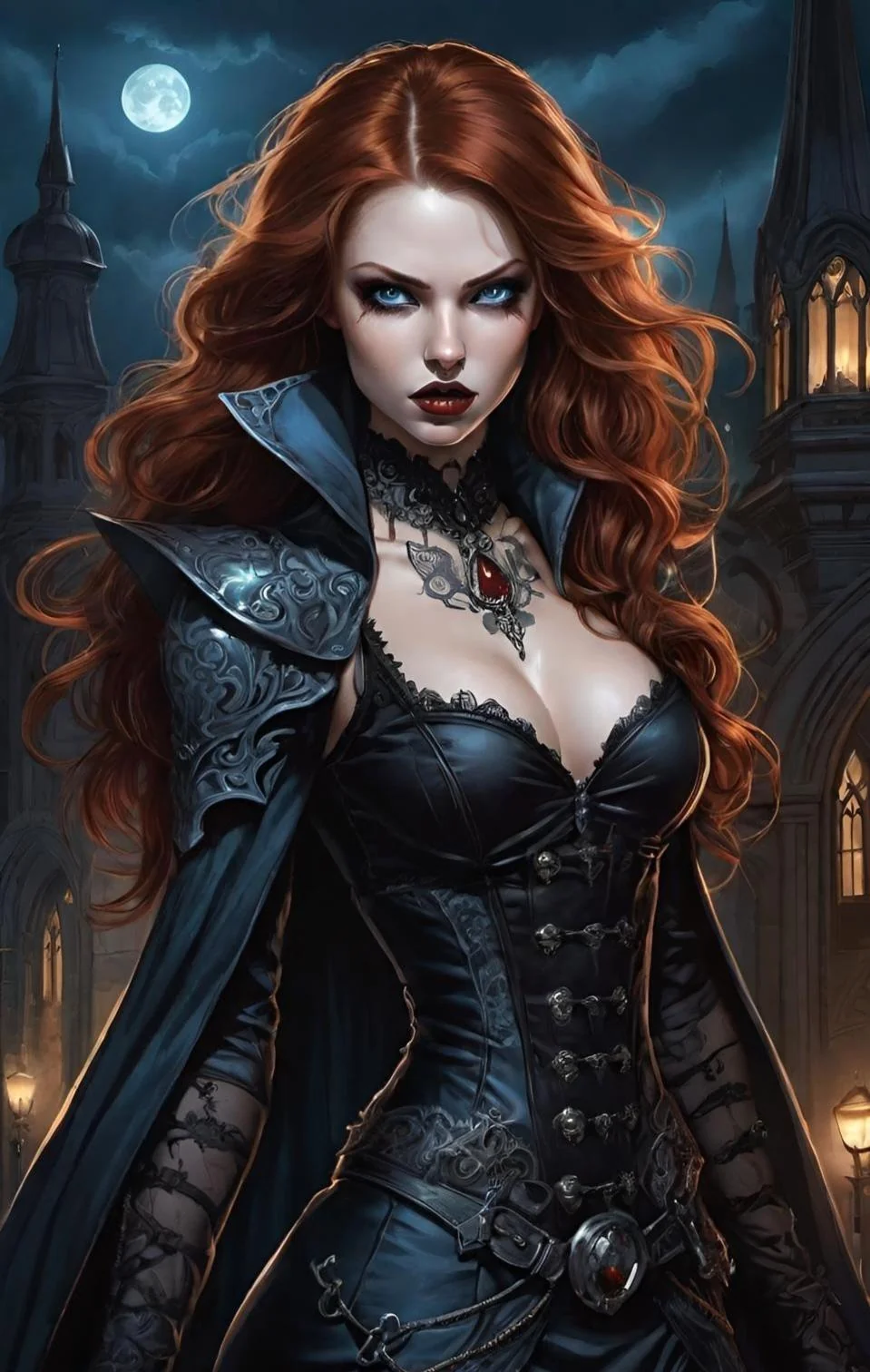 Night girl with corset picture 17 of 20