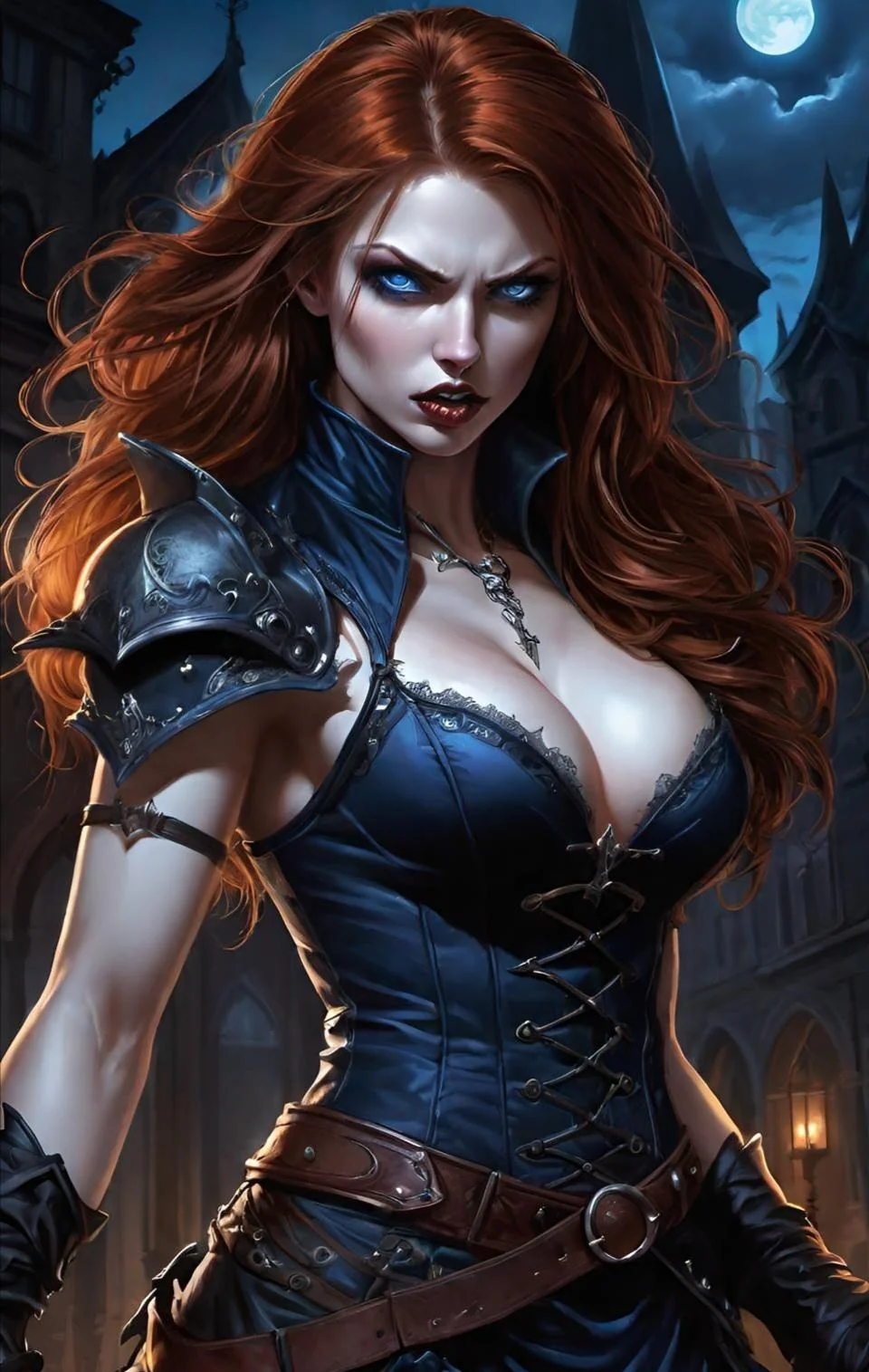 Night girl with corset picture 18 of 20