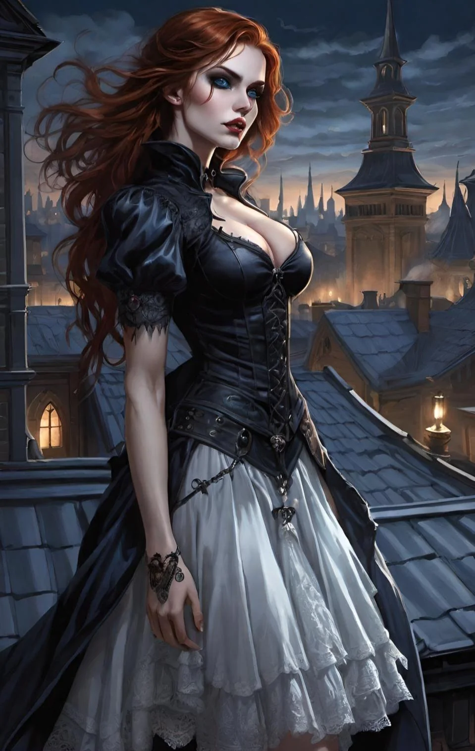 Night girl with corset picture 20 of 20