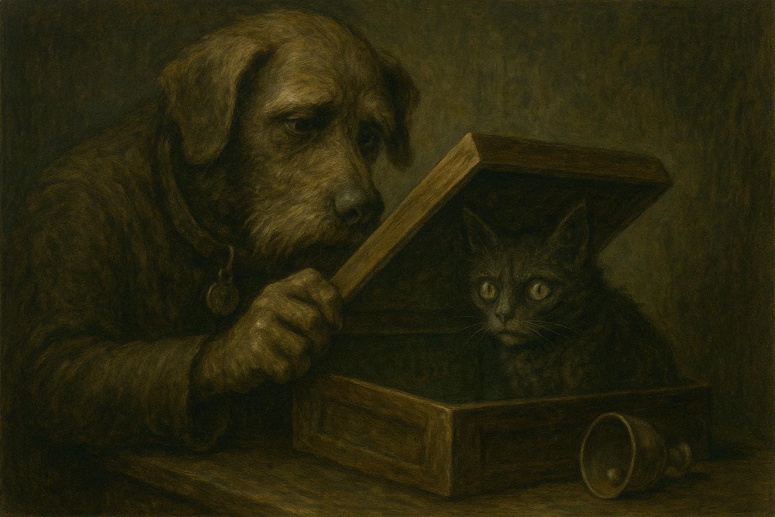 Pavlov's dog uncovers Schrödinger's cat picture 1 of 1