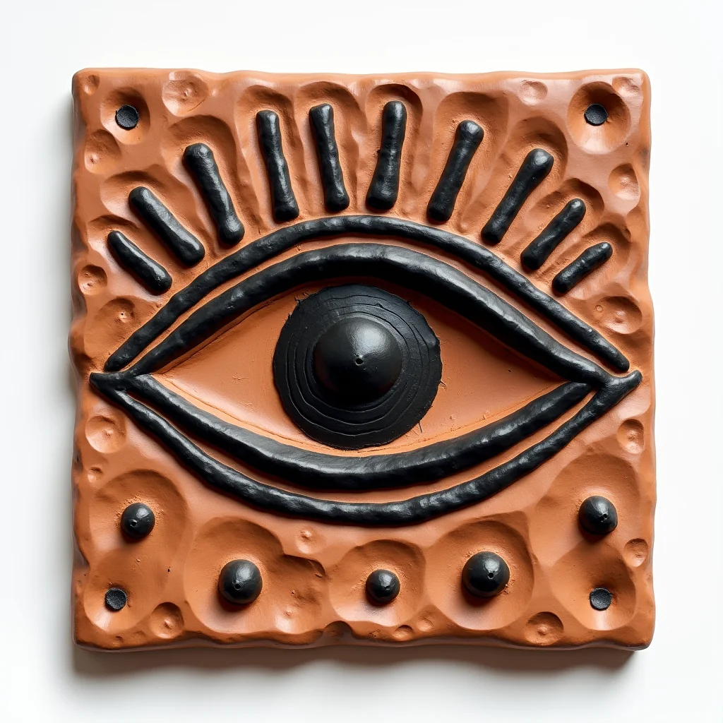 AI-made relief tiles — would you hang them? picture 1 of 20