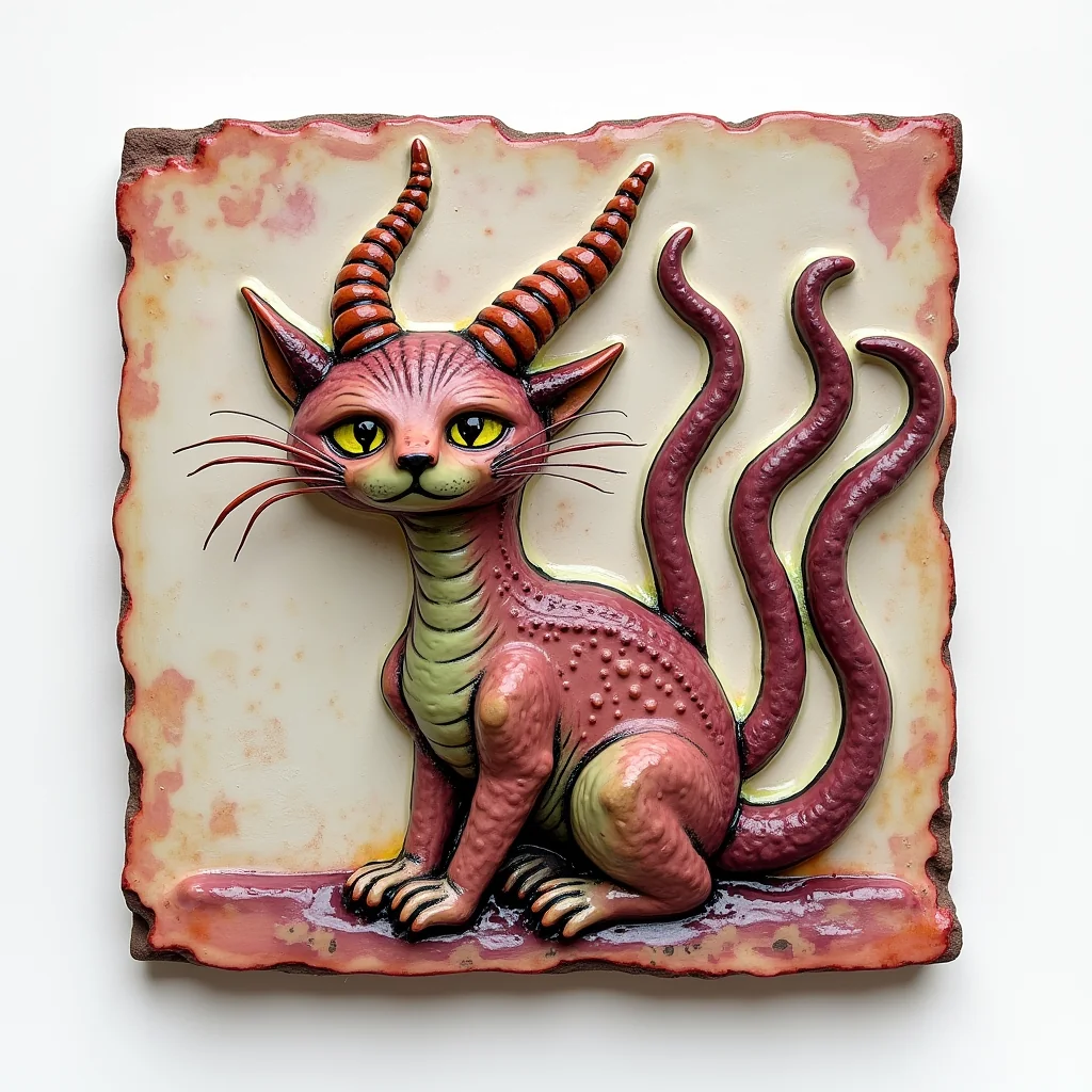 AI-made relief tiles — would you hang them? picture 7 of 20