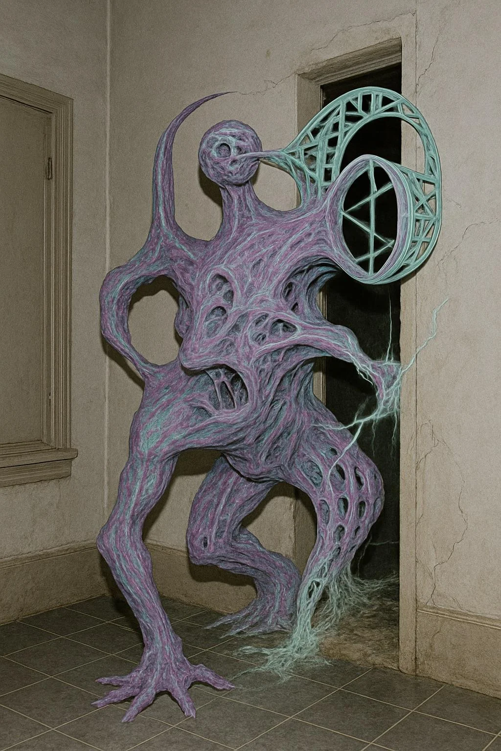4th dimensional e ntities passing through the 3rd dimension. picture 1 of 3