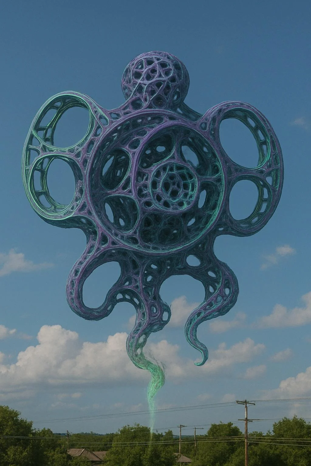 4th dimensional e ntities passing through the 3rd dimension. picture 3 of 3