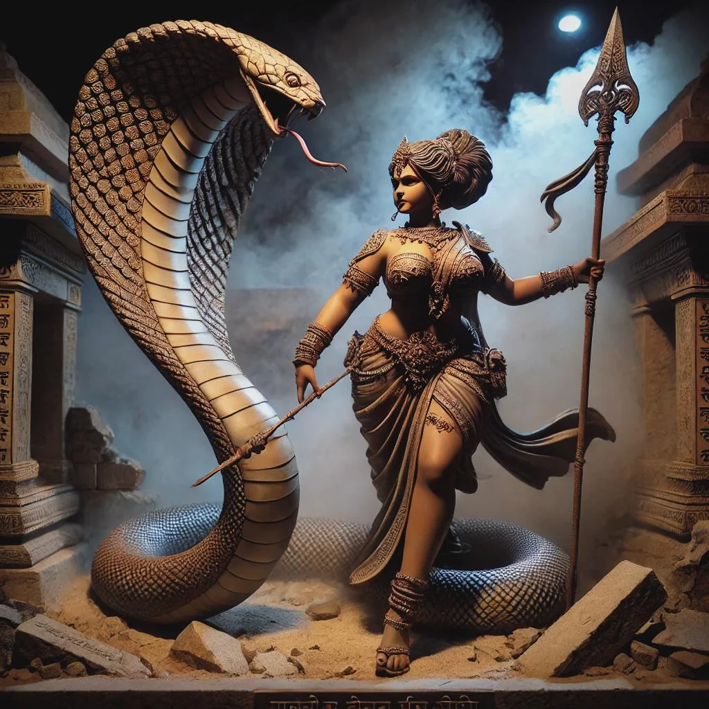 Epic Encounter: Warrior Goddess & Serpent picture 1 of 1