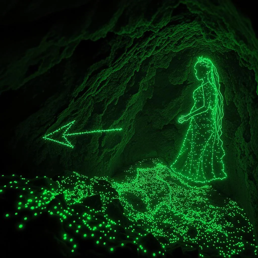 Glow worms helping to find the Princess picture 1 of 1