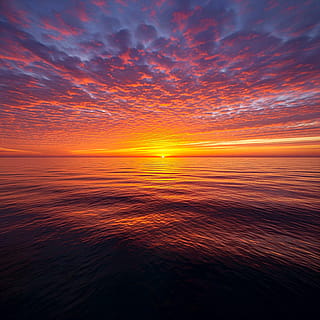 Sunset.'
