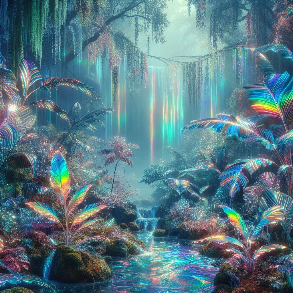 Iridescent lenticular effect rainforests picture 3 of 3