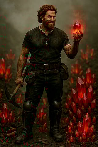 An ore vein found and opened by Reagan Redmane (Character concept is OC).'