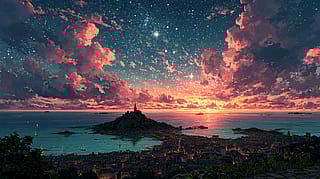 The town of Crystal Bay, known as the 'Last Light Before the Dark''