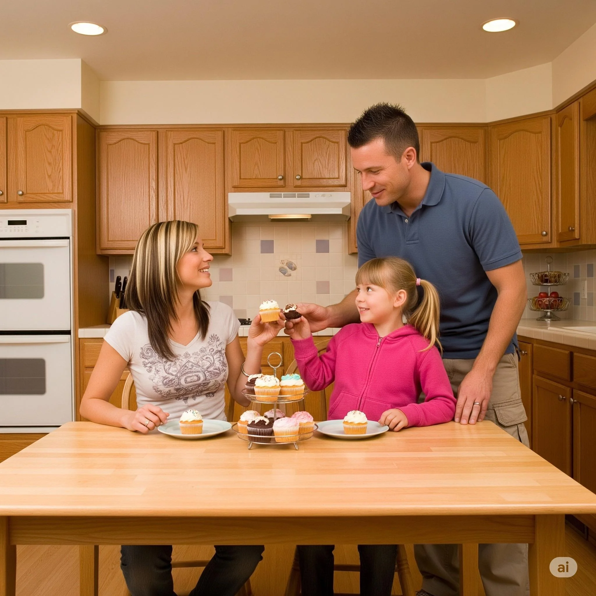 1900s-2020s Family Kitchen Scene picture 5 of 13