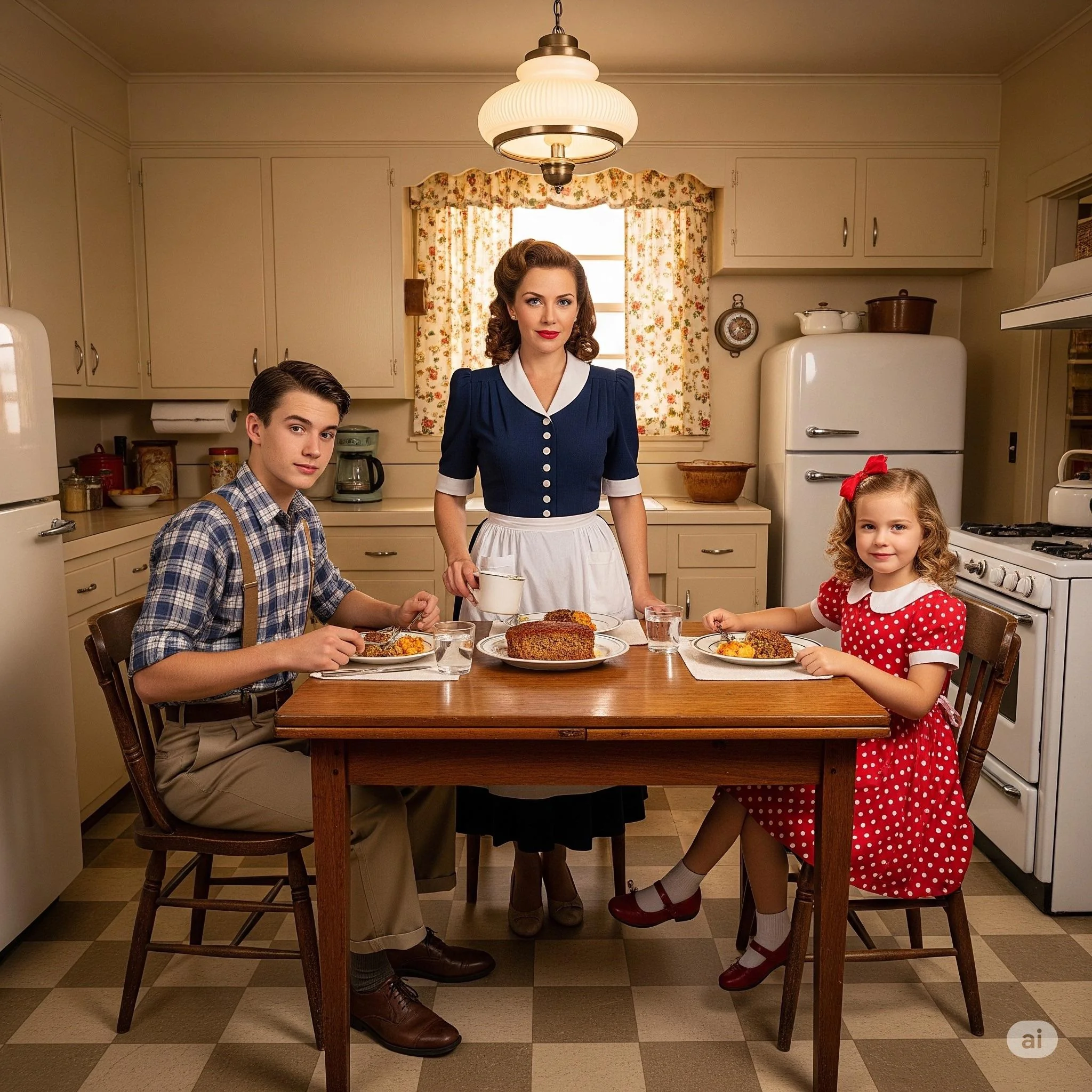 1900s-2020s Family Kitchen Scene picture 13 of 13