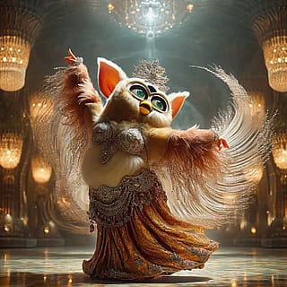 The dancing Furby'