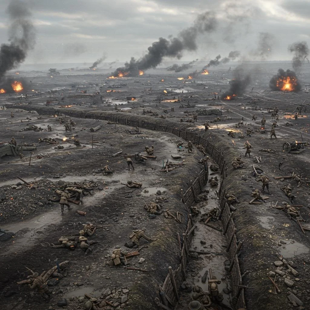 The Battle of the Somme, France , 1916 picture 1 of 2