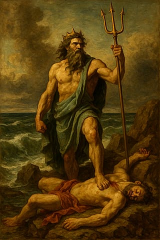Poseidon Defeats Man'