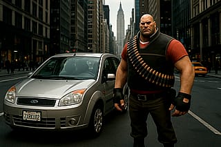 Heavy with 2008 Brazilian-spec Ford Fiesta'