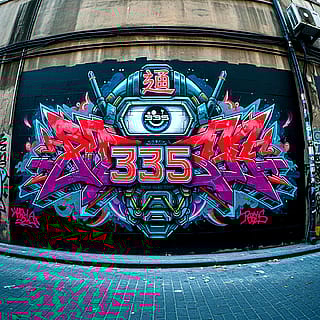 335 Graffiti (my favourite number)☝🏻'