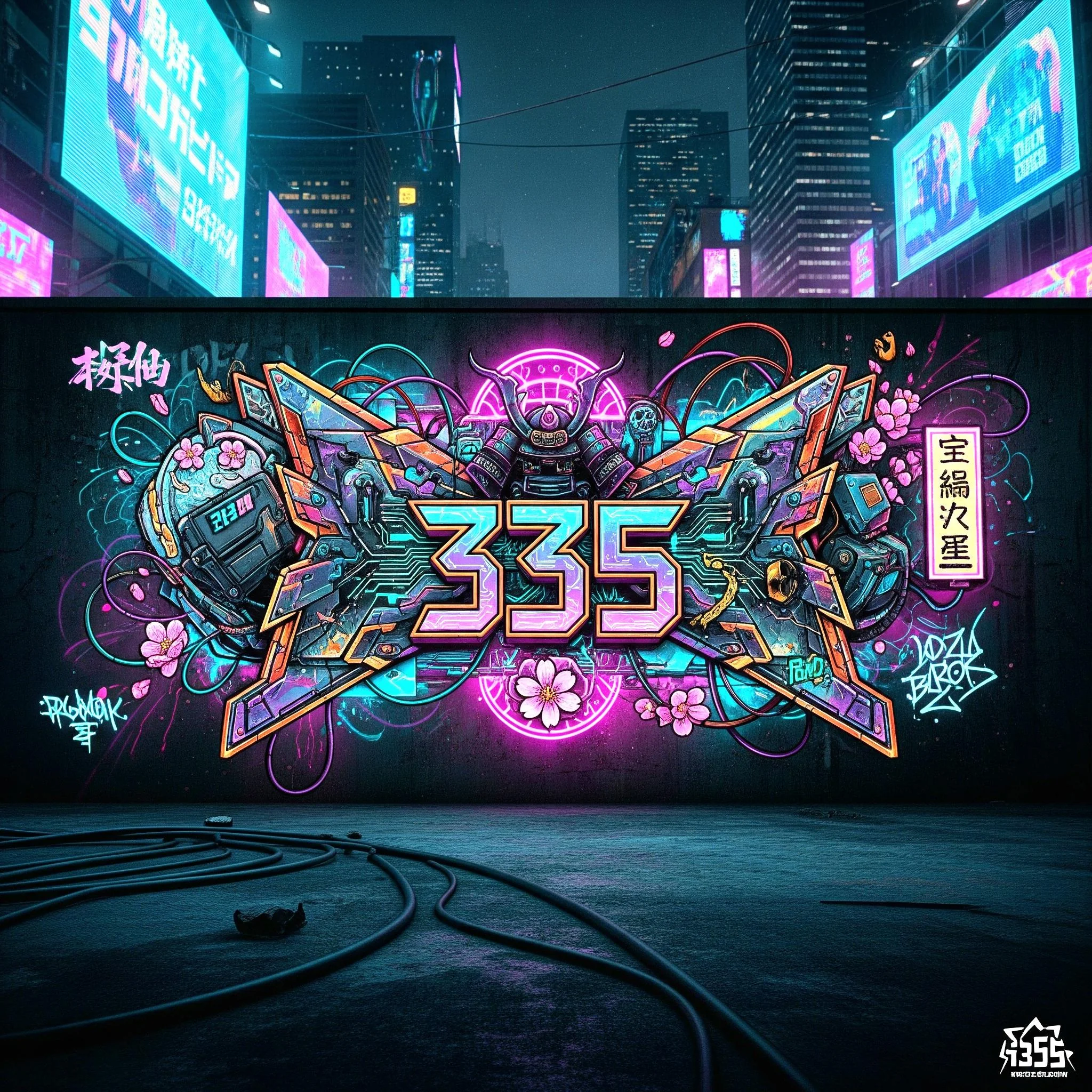 335 Graffiti (my favourite number)☝🏻 picture 2 of 5