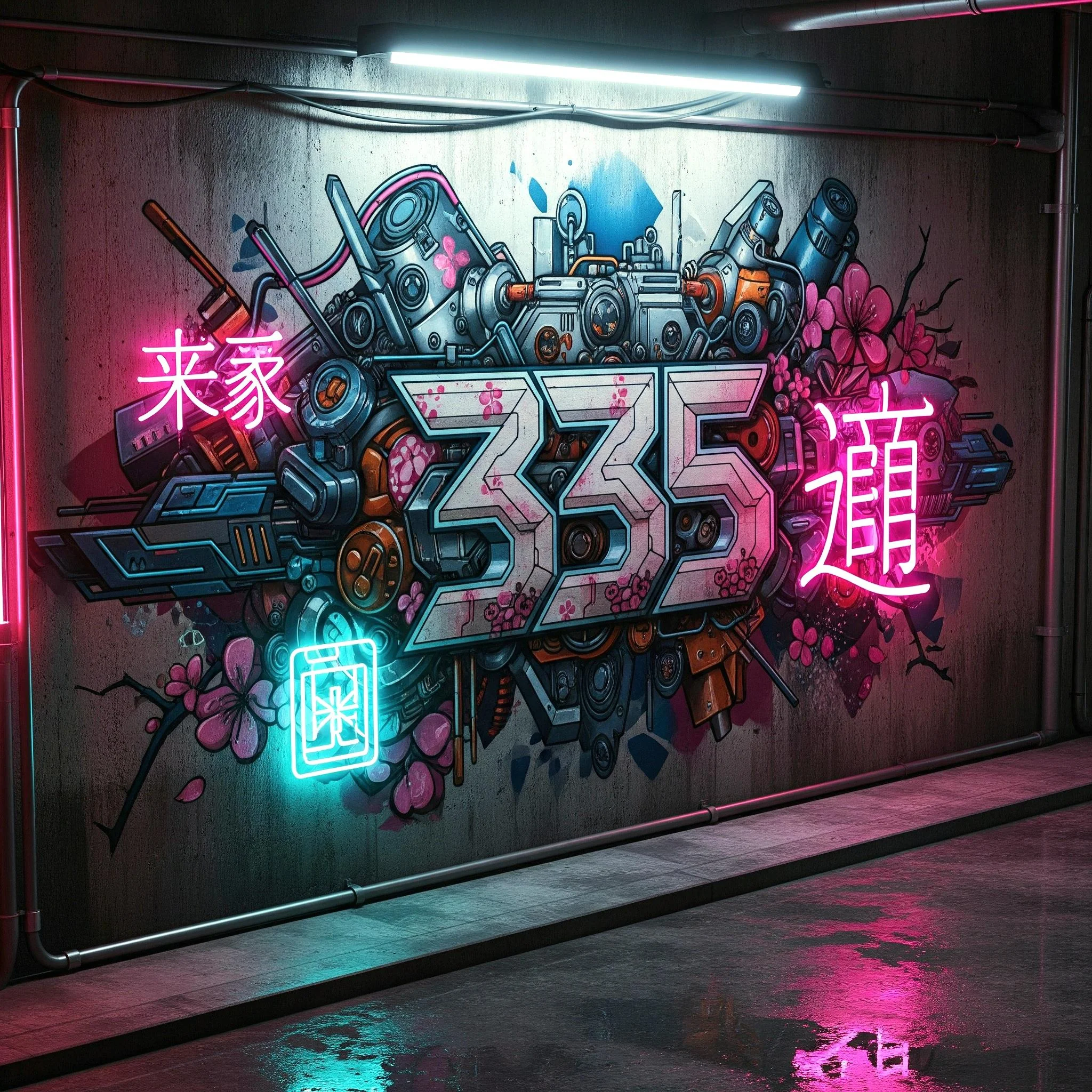 335 Graffiti (my favourite number)☝🏻 picture 3 of 5