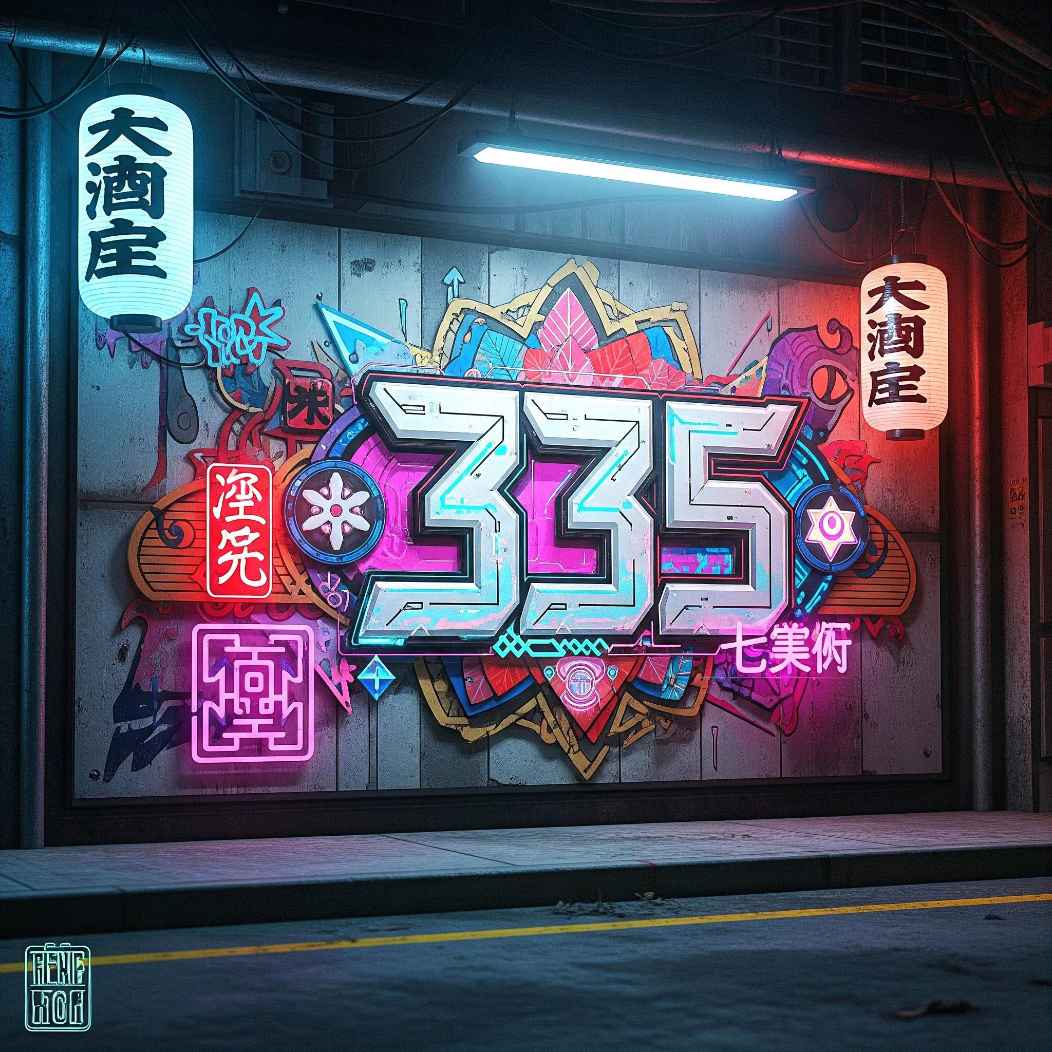 335 Graffiti (my favourite number)☝🏻 picture 5 of 5