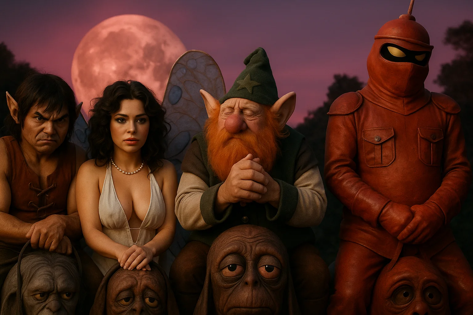 Ralph Bakshi's Wizards (1977) Cult Animation Movie Reimagined in Photorealistic Images. picture 1 of 16