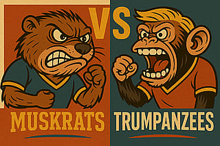 This popped into my head given current events and ChatGPT made it almost exactly how I envisioned.'