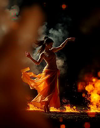 FIre dance'