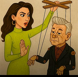 My AI art went viral. I posted in a snark group about Hilaria Baldwin and she reenacted it with Alec too. Entire thing to me 20 seconds'