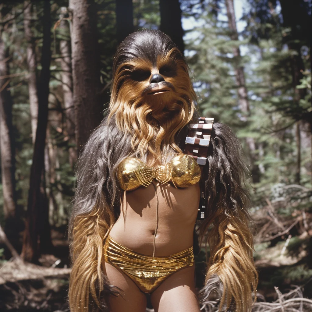 Star Wars cast in golden bikini picture 11 of 13