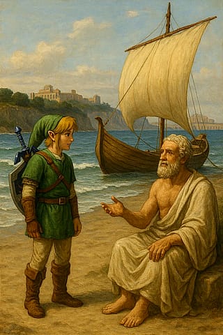 Link in discourse with Epictetus'