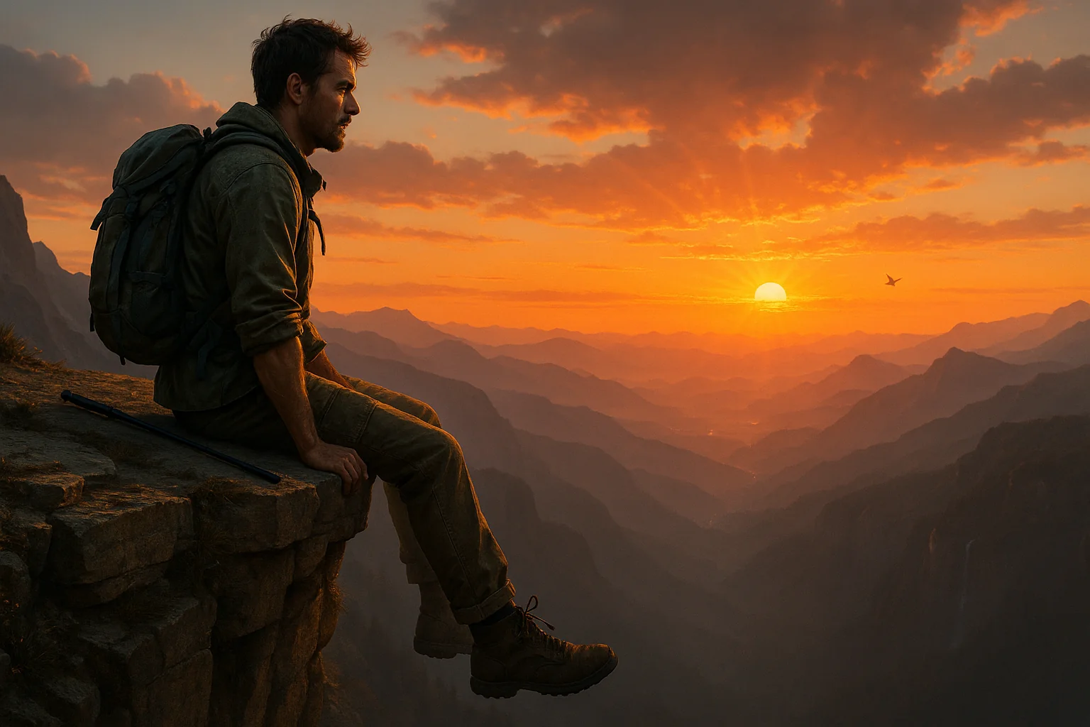 Rest at sunset picture 1 of 1
