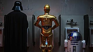 a long long time ago in a restroom far far away'