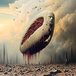 Generations in style of dystopian surrealism [P.4]'