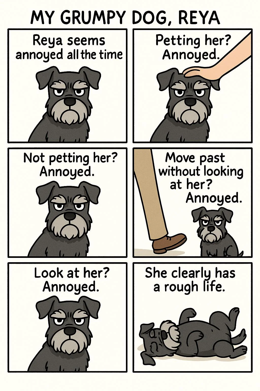 Made a comic about my dog picture 1 of 1