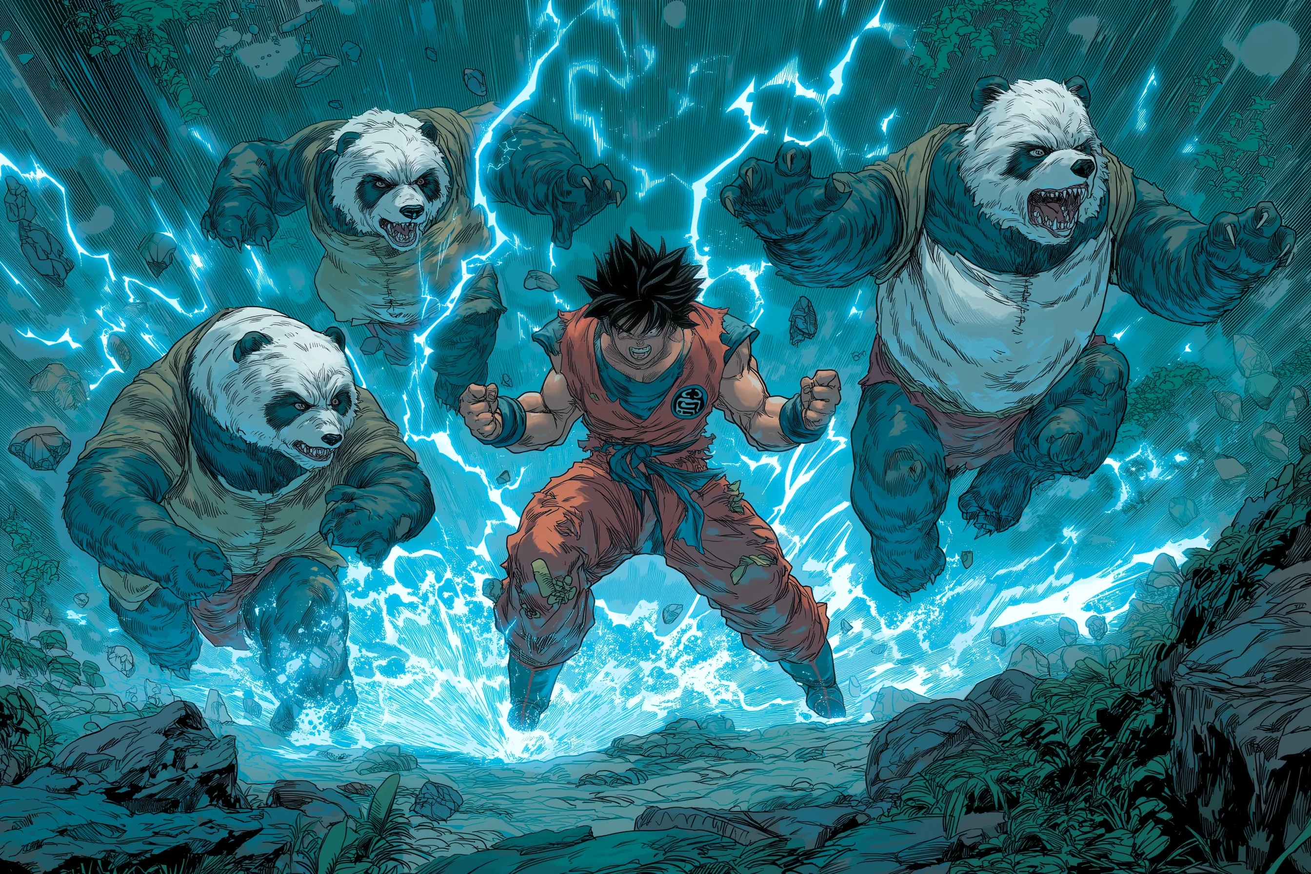 Goku & The Teenage Mutant Pandas picture 4 of 4