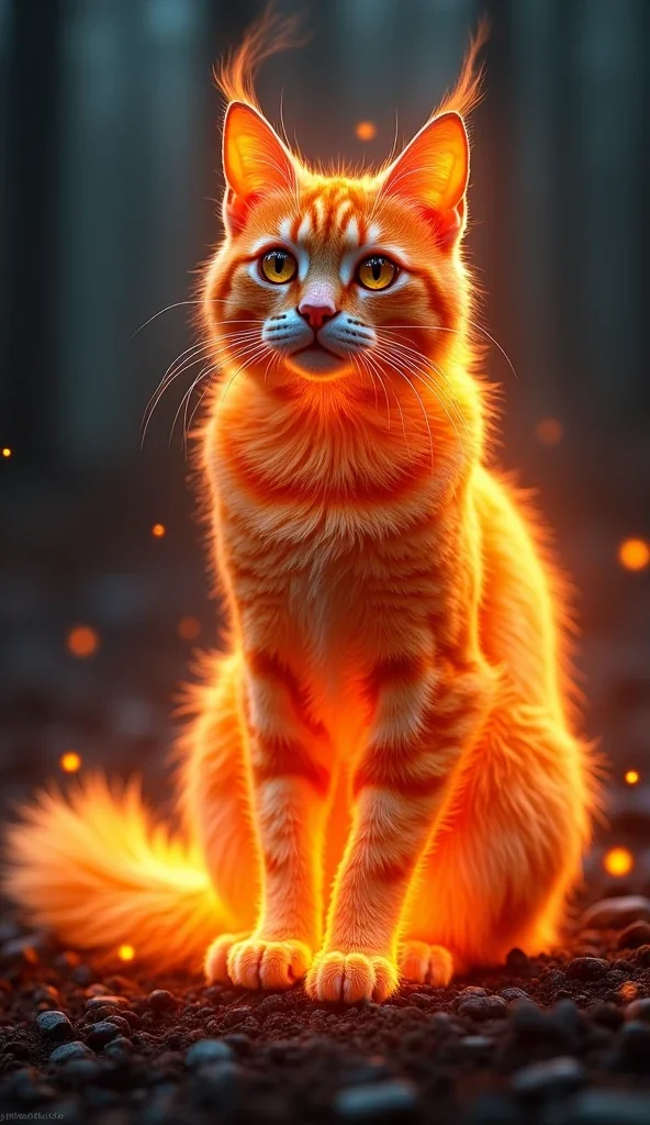 Ember Cat by Sea Art Ai picture 3 of 4