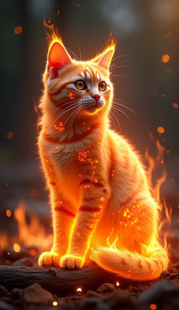 Ember Cat by Sea Art Ai picture 4 of 4